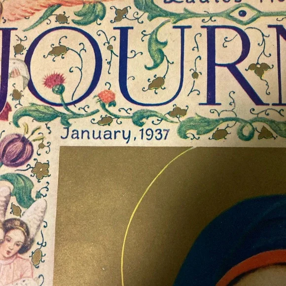 1937 Vintage Ladies' Home Journal Cover magazine - Picture 2 of 6